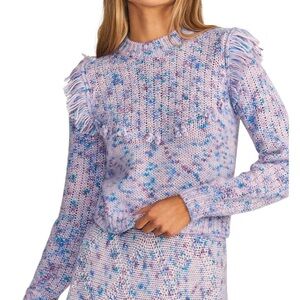 Love shack fancy fringe sweatshirt